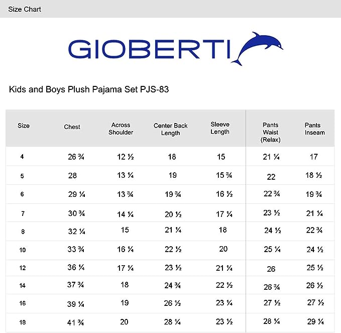 Boy's 2pc Super Soft Plush Pajama Set