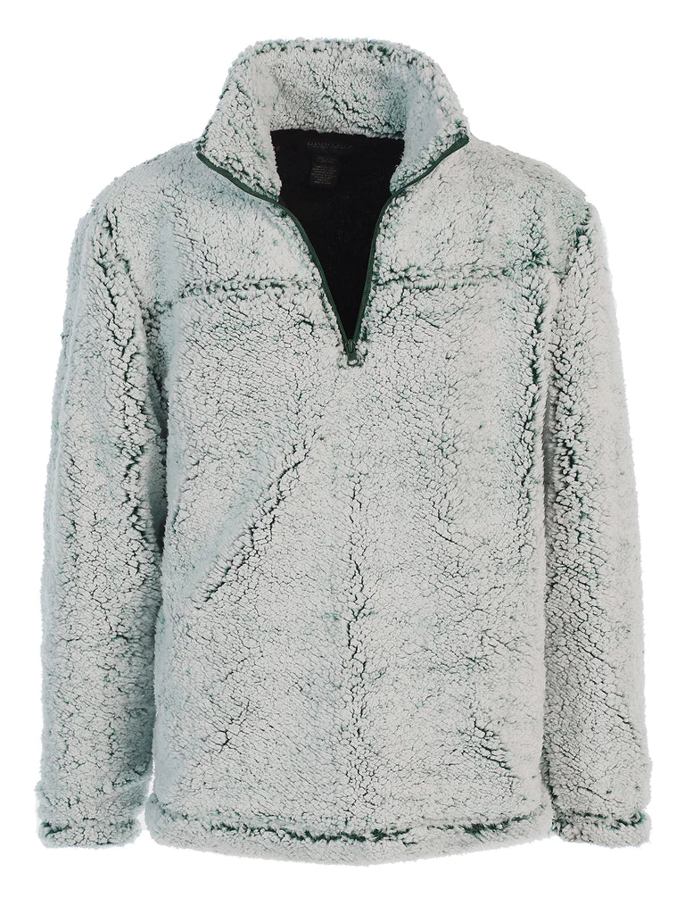 Men's Super Soft Sherpa Half Zip Pullover Sweater