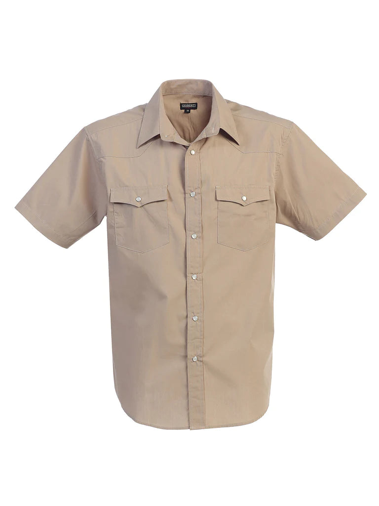 MEN'S WESTERN STYLE SHORT SLEEVE SHIRT