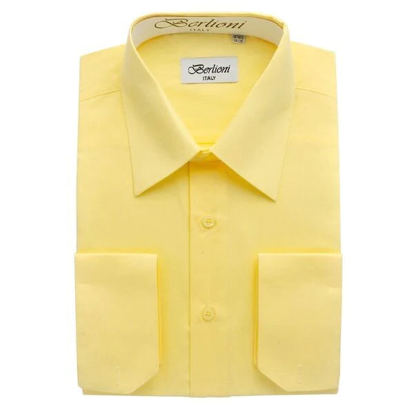 MEN'S SOLID FRENCH CONVERTIBLE SHIRT