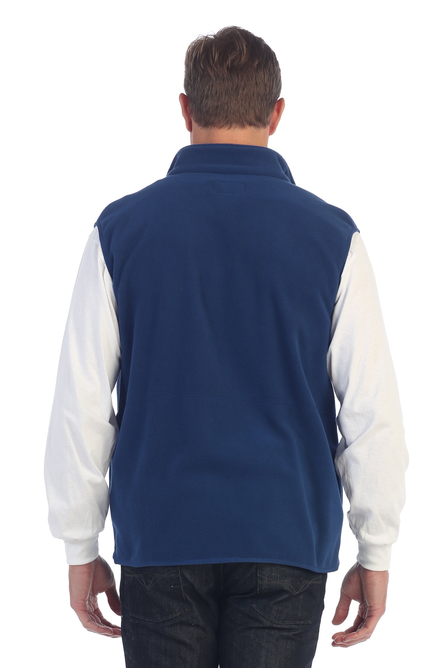 Men's Full Zipper Polar Fleece Vest
