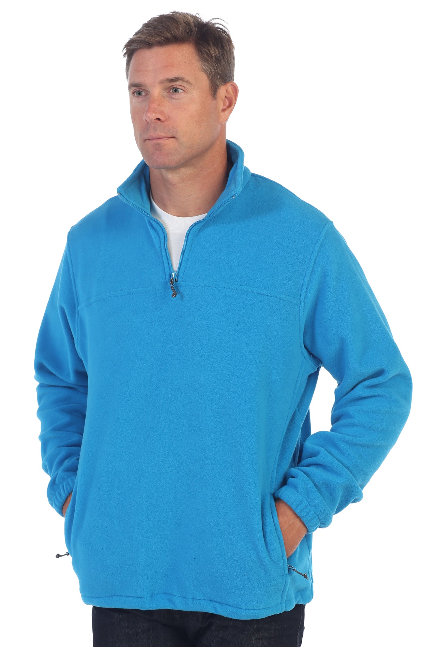 Men's Half Zip Polar Fleece Jacket