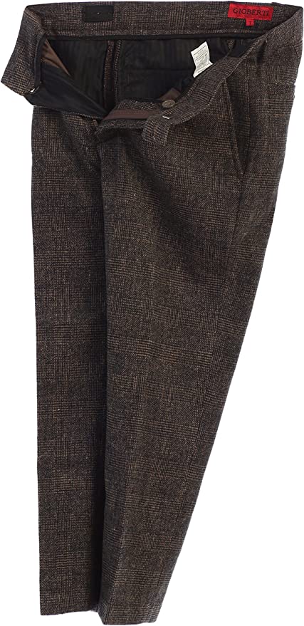 2 Piece Tweed Plaid Vest and Pants Set