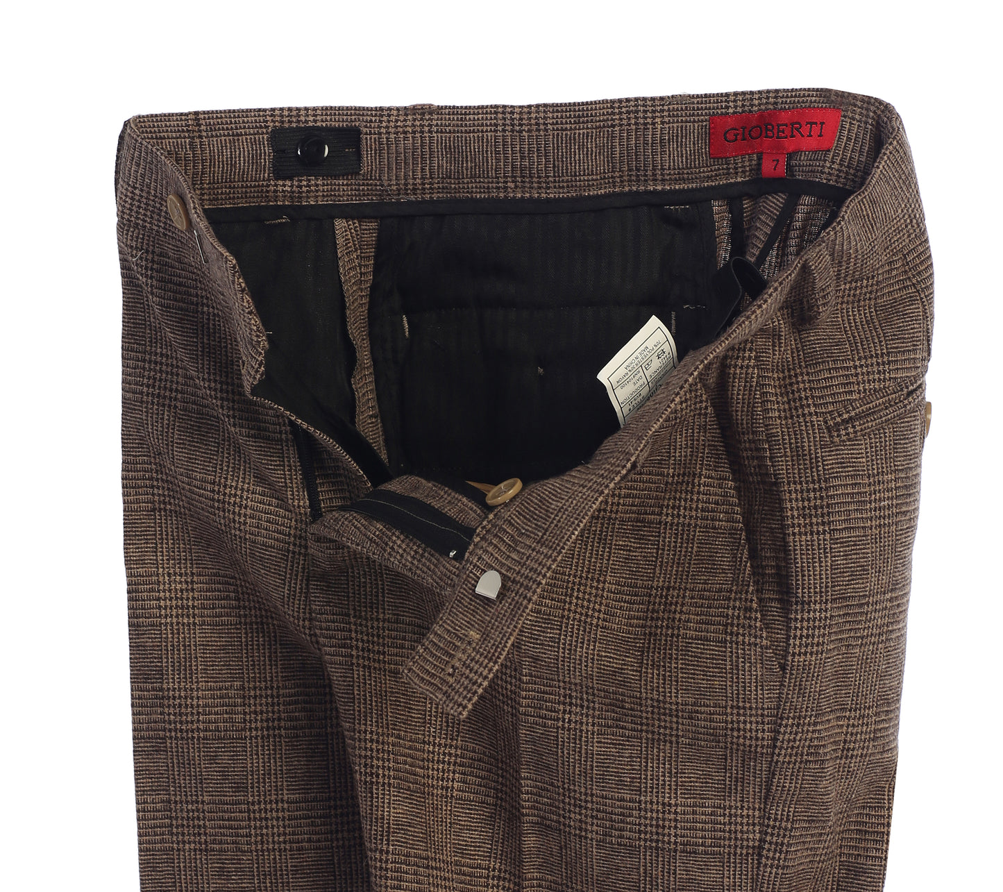 Boys 2 Piece Tweed Plaid Vest and Pants Set