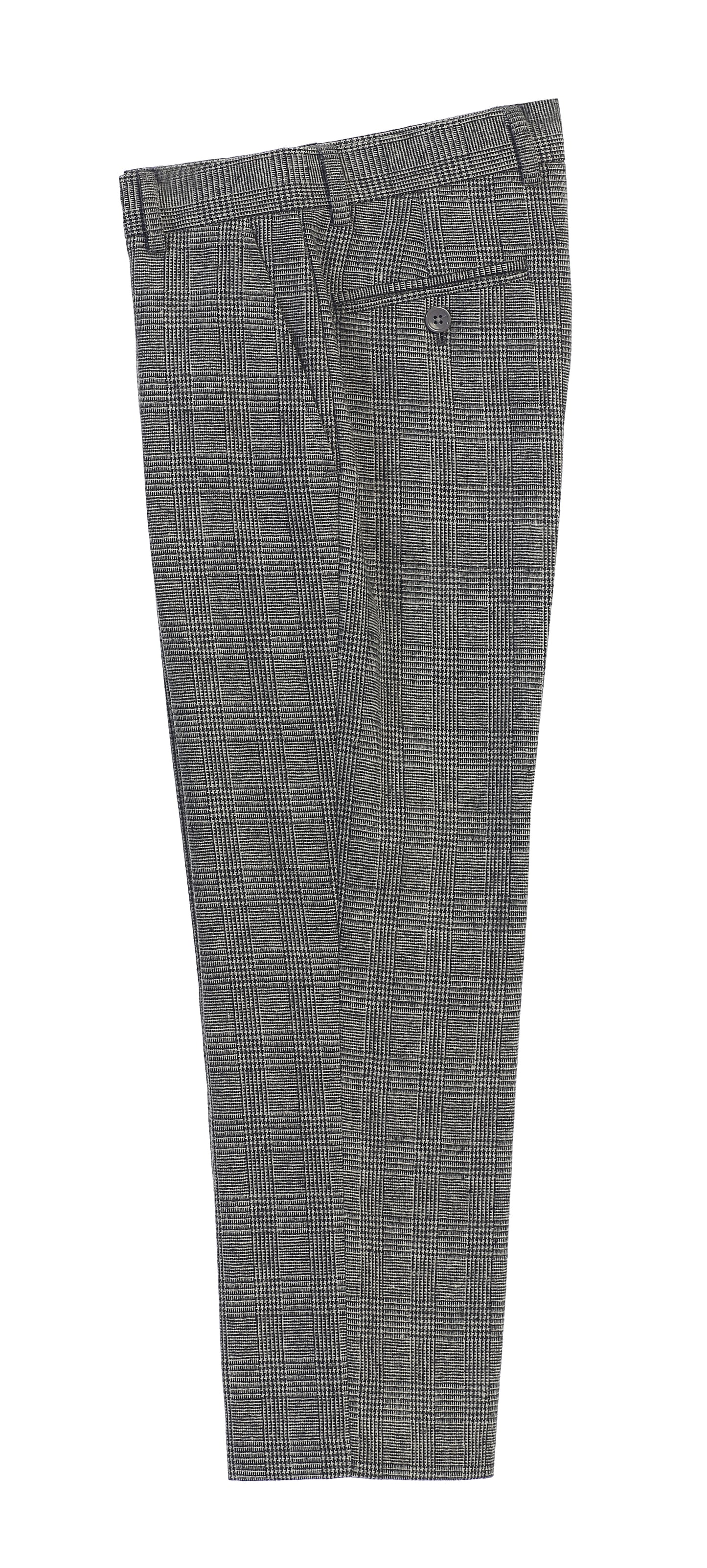 Boys 2 Piece Tweed Plaid Vest and Pants Set