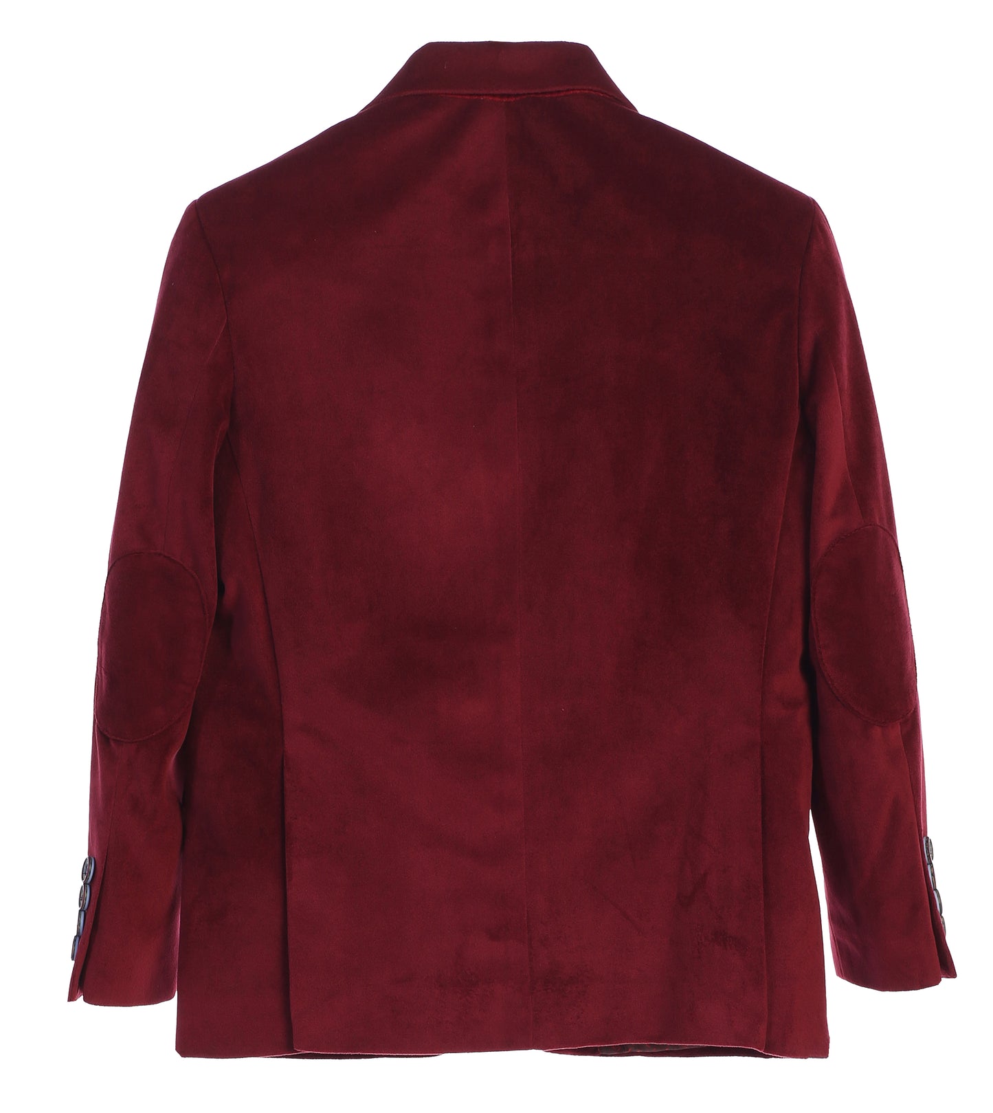 Boy's Formal Velvet Blazer with Designed Buttons