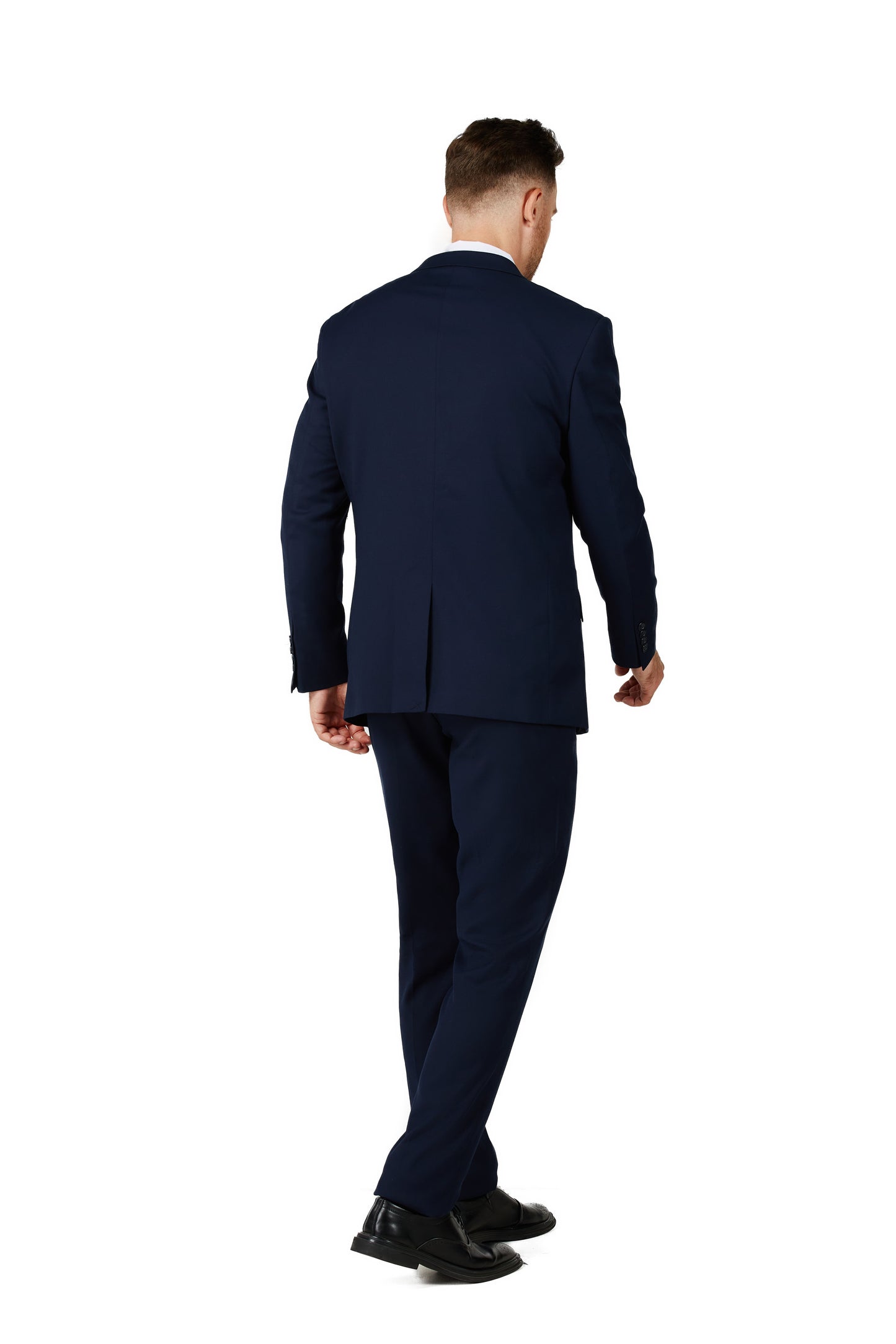 Men's Dark Navy Notched Lapel Suit Slim Fit (3 PCS)