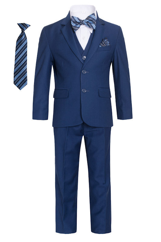 Boys formal Light Navy regular suit (7 pcs)