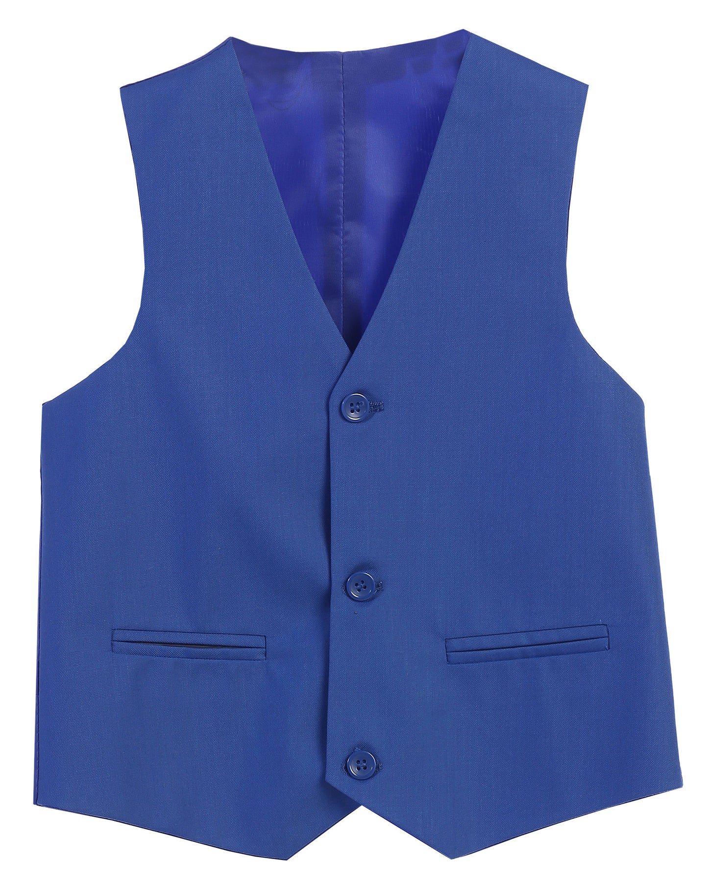 Boys formal Royal Blue regular suit (7 pcs)