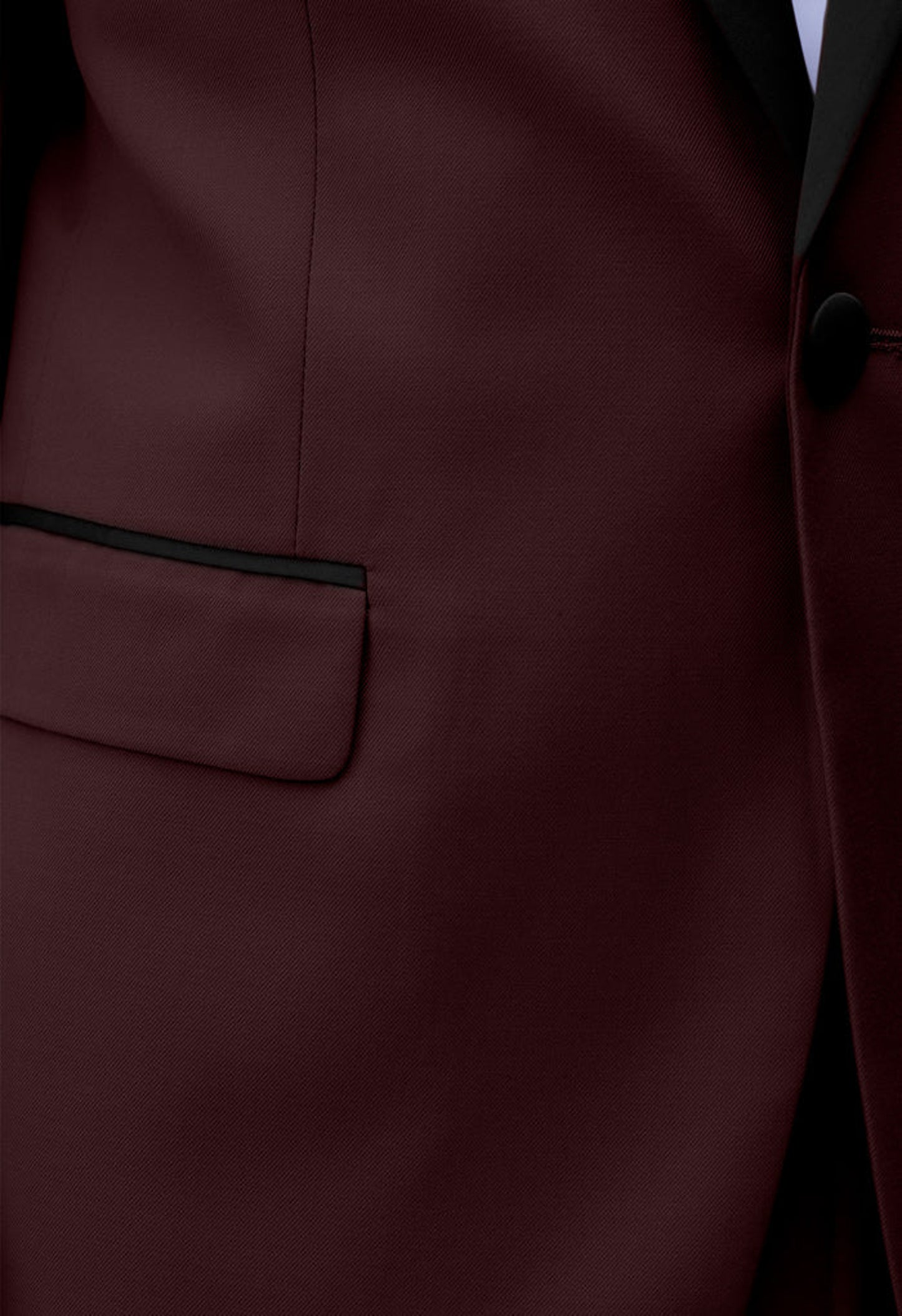 Men's Burgundy Shawl Lapel Suit Slim Fit (2 PCS)