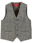 TODDLER'S, KID'S AND BOYS 4 BUTTON CHECKERED FORMAL SUIT VEST