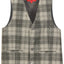 TODDLER'S, KID'S AND BOYS 4 BUTTON CHECKERED FORMAL SUIT VEST