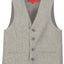 TODDLER'S, KID'S AND BOYS 4 BUTTON CHECKERED FORMAL SUIT VEST