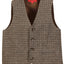 TODDLER'S, KID'S AND BOYS 4 BUTTON CHECKERED FORMAL SUIT VEST