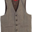 TODDLERS, KIDS, AND BOYS 4 BUTTON CHECKERED FORMAL SUIT VEST