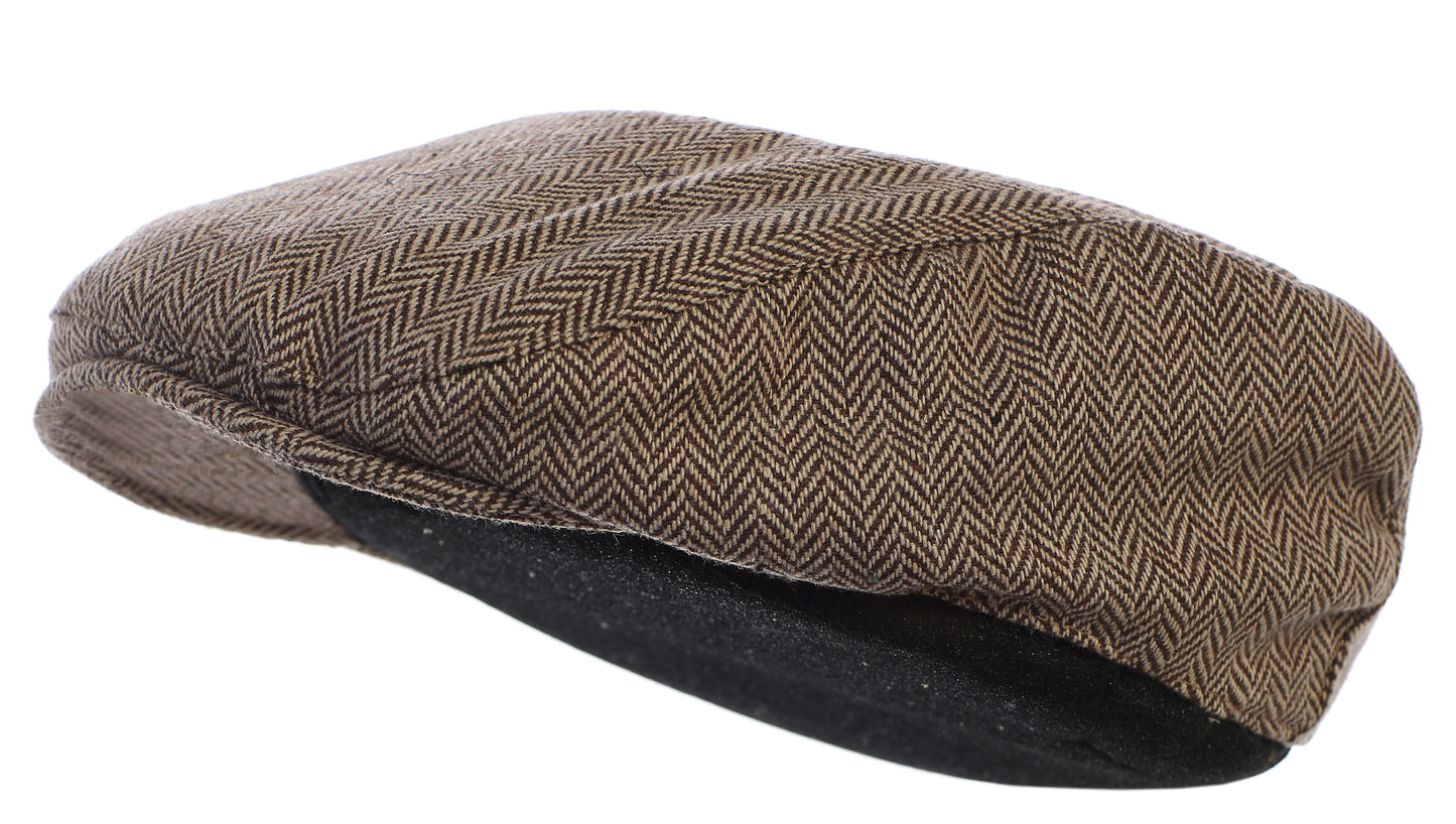 Men's Classic Newsboy Cap, Ivy Cap, Flat Cap