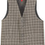 TODDLERS, KIDS, AND BOYS 4 BUTTON CHECKERED FORMAL SUIT VEST