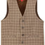 TODDLERS, KIDS, AND BOYS 4 BUTTON CHECKERED FORMAL SUIT VEST