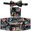 MEN'S ADJUSTABLE PAISLEY CUMMERBUND, BOW TIE & POCKET SQUARE SET