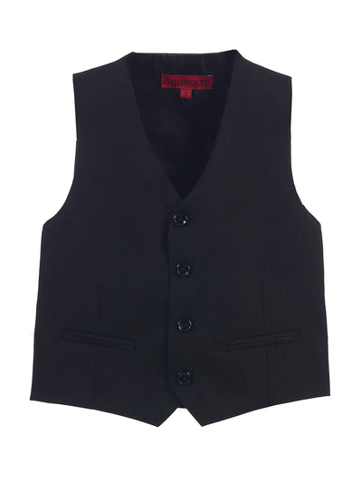 TODDLER'S, KIDS AND BOYS 4 BUTTON FORMAL SUIT VEST