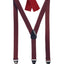 MEN'S CONVERTIBLE SUSPENDER BOW TIE AND HANKY SET