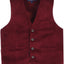 TODDLES , KIDS AND BOYS 4 BUTTON VELVET FORMAL SUIT VEST