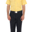 Men's Short Sleeve Solid Dress Shirt