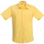 Men's Short Sleeve Solid Dress Shirt