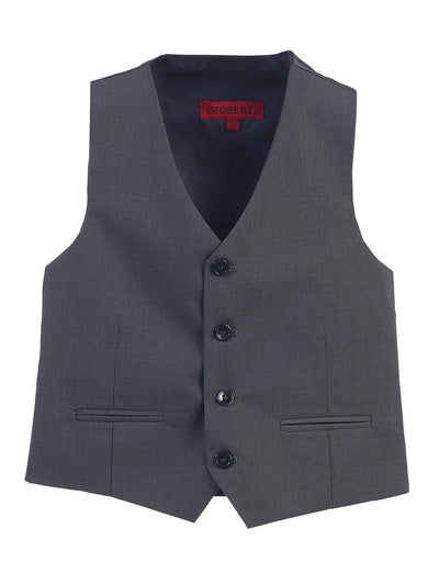 TODDLER'S, KIDS AND BOYS 4 BUTTON FORMAL SUIT VEST