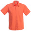 Men's Short Sleeve Solid Dress Shirt