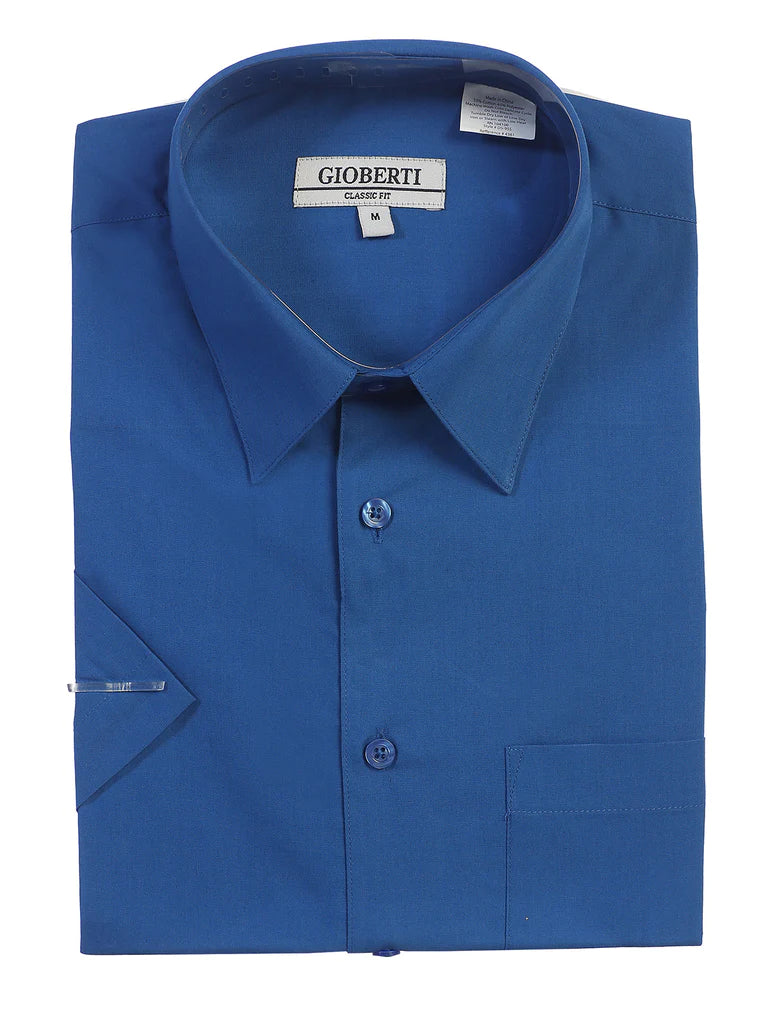 MEN'S SHORT SLEEVE DRESS SHIRT magenkids MEN'S SHORT SLEEVE DRESS SHIRT magenkids