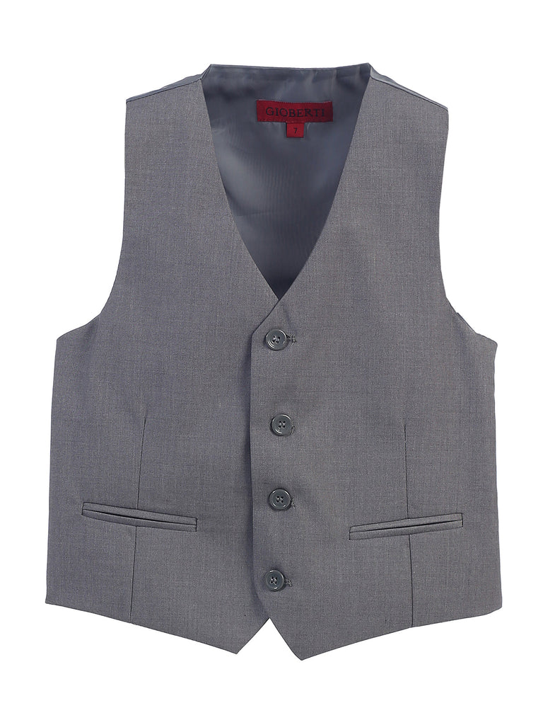 TODDLER'S, KIDS AND BOYS 4 BUTTON FORMAL SUIT VEST