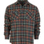 Men's Long Sleeve Plaid Flannel Shirt with pocket