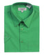 Men's Short Sleeve Solid Dress Shirt
