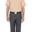 Men's Short Sleeve Solid Dress Shirt