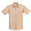 Men's Short Sleeve Solid Dress Shirt