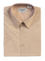 Men's Short Sleeve Solid Dress Shirt