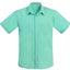 Men's Short Sleeve Solid Dress Shirt