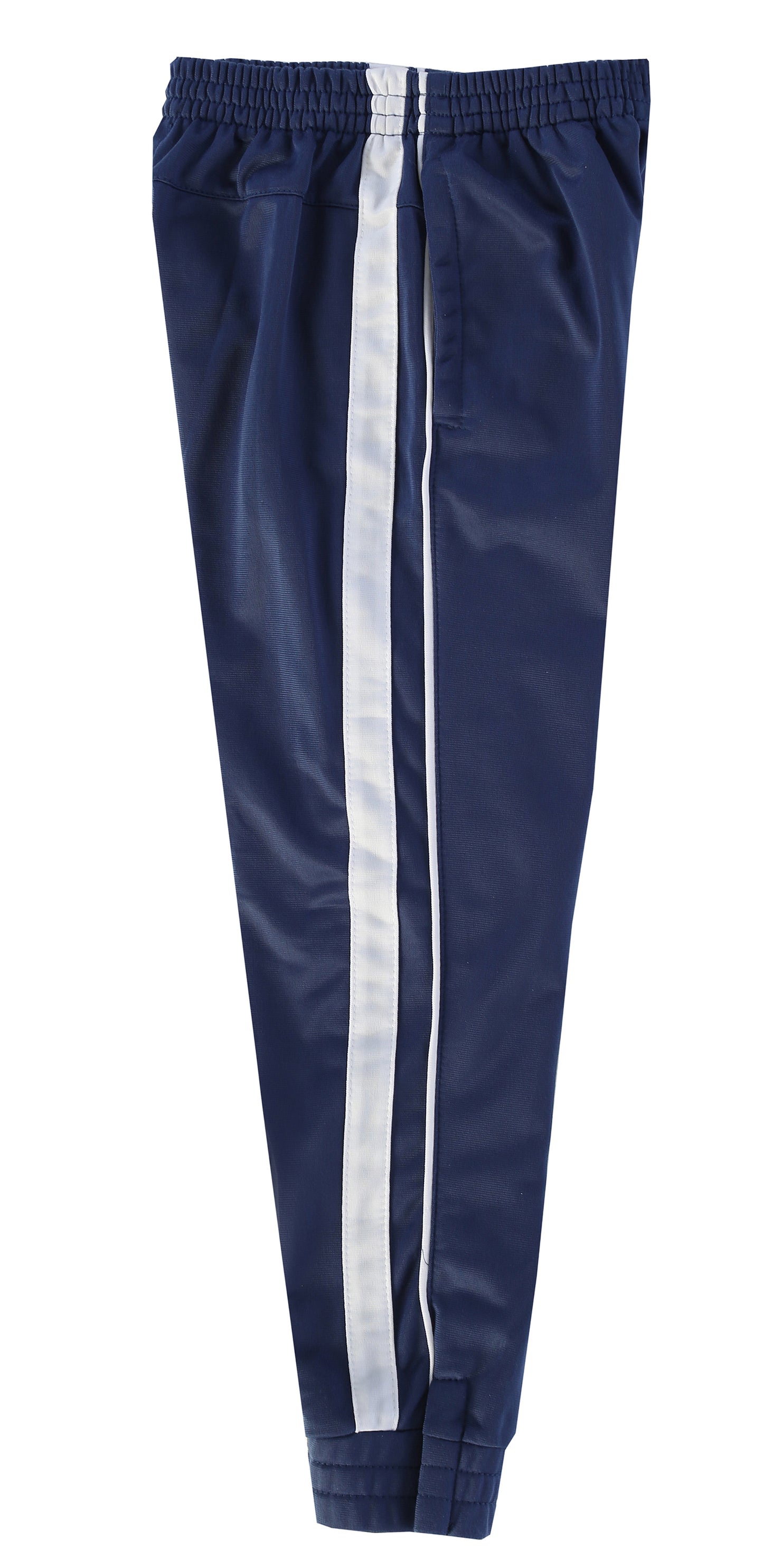 KID'S AND BOY'S ATHLECTIC TRACK PANTS WITH RIBBED ZIPPER CUFF