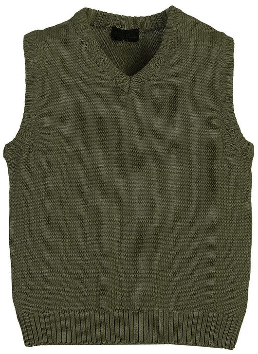 TODDLERS, KIDS AND BOYS V-NECK SWEATER VEST