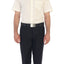 Men's Short Sleeve Solid Dress Shirt
