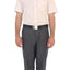 Men's Short Sleeve Solid Dress Shirt