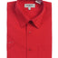 Men's Short Sleeve Solid Dress Shirt