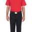 Men's Short Sleeve Solid Dress Shirt
