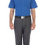 Men's Short Sleeve Solid Dress Shirt