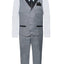 TUX-VS GRAY BOY'S VEST SET SIZE 1-14