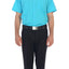 Men's Short Sleeve Solid Dress Shirt