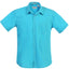 Men's Short Sleeve Solid Dress Shirt