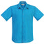 Men's Short Sleeve Solid Dress Shirt