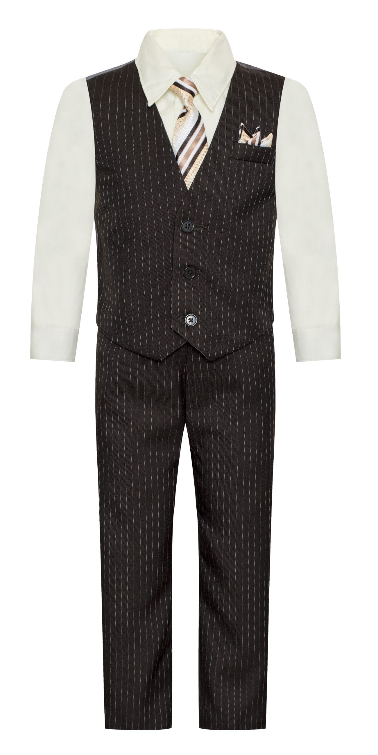 V1521 BOY'S VEST SET SIZE 2-12